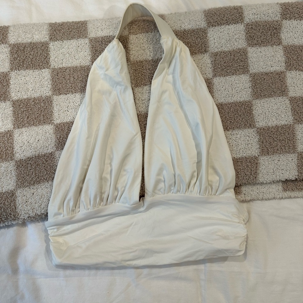 Princess Polly Jordy White Halter top